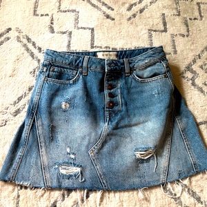FREE PEOPLE Denim Skirt -Size 26